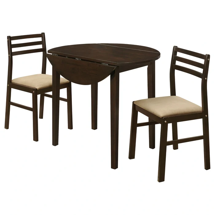 2 Chair Drop-Leaf Dining Set